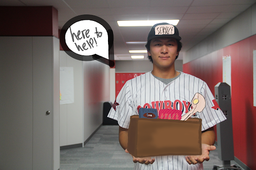 Coppell junior pitcher David Jeon is ready to join his team in helping Coppell High School teachers. The CHS baseball team is using its players to assist teachers by helping them move their belongings and other miscellaneous jobs.