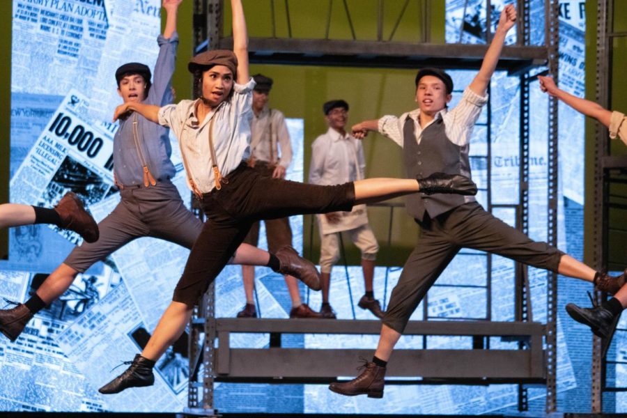 Coppell+High+School+senior+Angeli+Smith+plays+Race+in+the+CHS+fall+musical.+%E2%80%9CNewsies%E2%80%9D+is+showing+November+1%2C+2%2C+3%2C+9+and+10+with+Fridays+and+Saturdays+showing+at+7%3A30+and+Sunday+matinees+at+2%3A30.