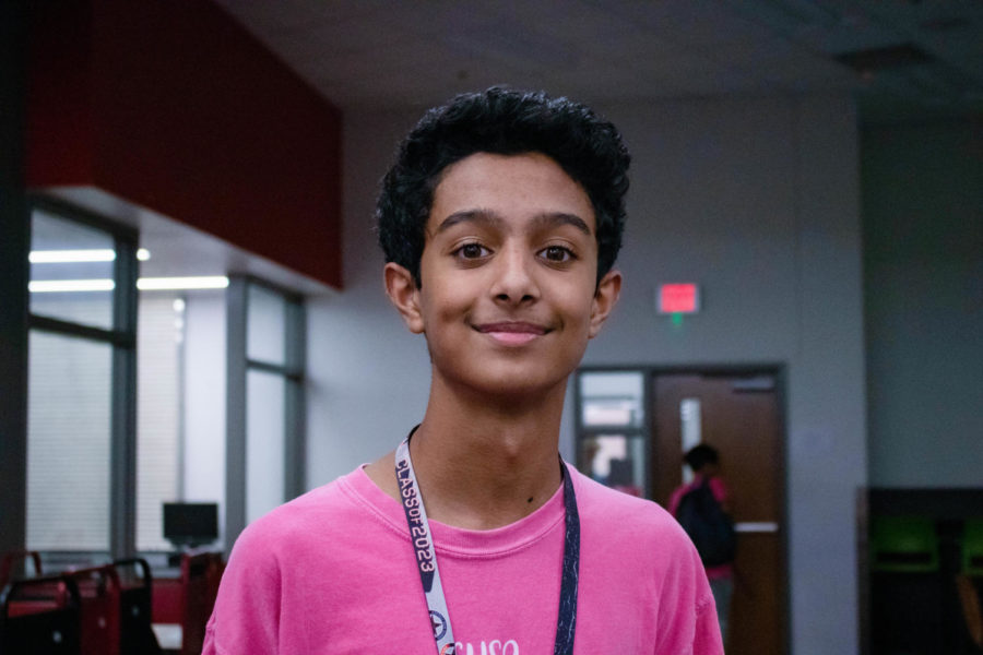CHS9 student Abhiram Gadde was voted Student Council treasurer. Gadde looks forward to starting service projects at the school and having the opportunity to be a leader.