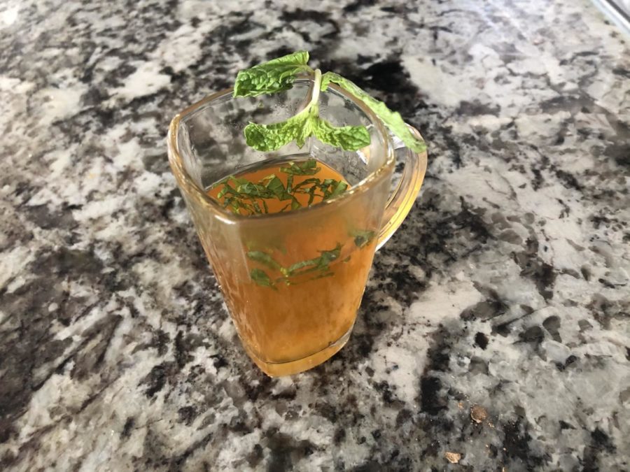 Turmeric mint is a classic tea recipe for when you are sick. The strong flavor from tumeric and coolness from mint will help relieve your sore throat and other gastrointestinal ailments 
