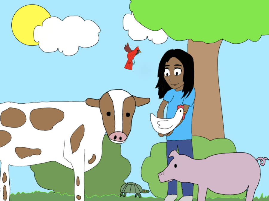 Coppell High School junior Sapna Amin explains her vegan diet and conveys the perspective of the animals commonly consumed for meat. Over recent years, veganism has become a more popular diet.