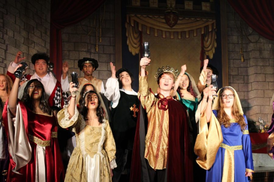 Coppell High School Madrigals choir students perform during the 24th annual Madrigal performance on Dec. 8, 2018 in the CHS Commons. The Madrigals choir singers will be hosting their 25th annual Madrigals feast this Friday and Saturday night at 7 p.m. in the CHS Commons. 