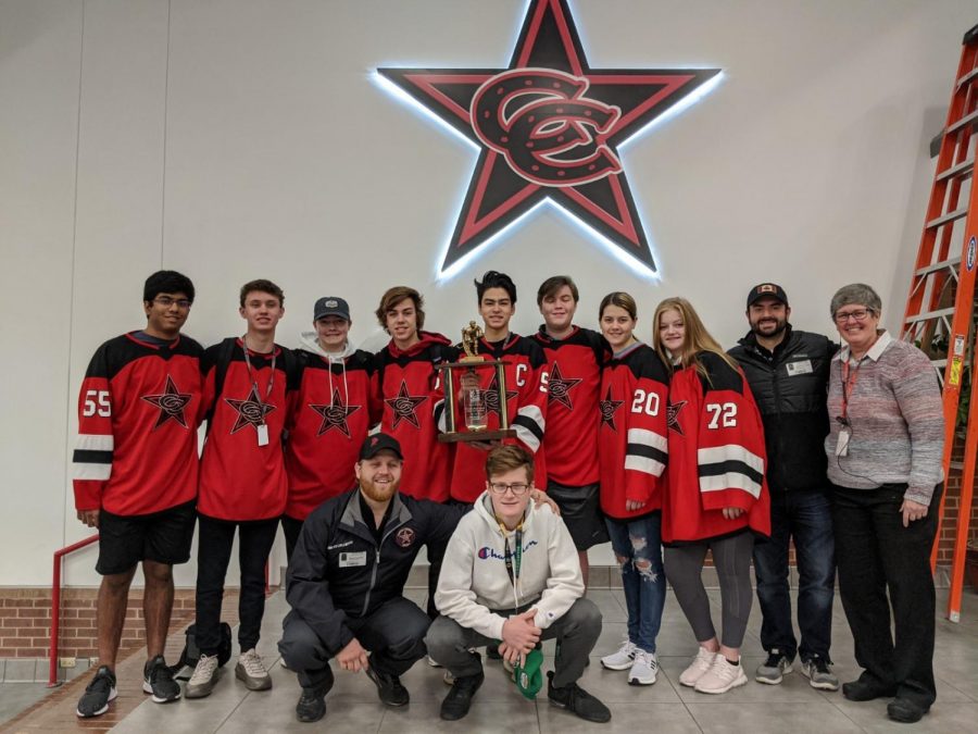 The+Coppell+hockey+team+won+the+High+School+Division+2A+State+Championship+at+the+Children%E2%80%99s+Health+StarCenter+in+Mansfield+on+Sunday.