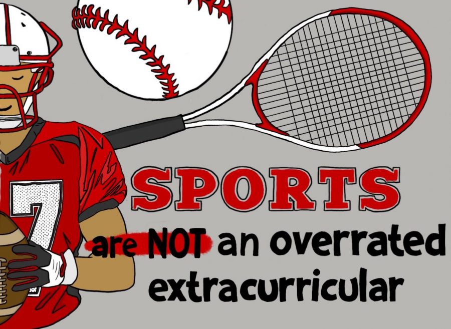 The+Sidekick+staff+writer+Arman+Merchant+believes+sports+are+ways+for+students+to+grow+lifelong+skills+and+friendships+in+a+fun+way.+Merchant+argues+that+sports+are+valuable+extracurriculars+and+their+importance+is+not+overrated.