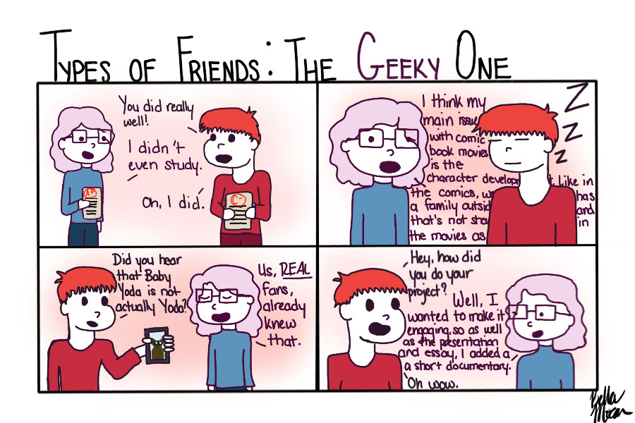 The Sidekick Strip #17- Types of Friends: The Geeky One