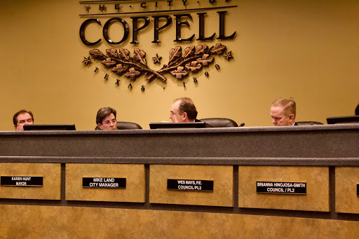 Coppell City Council held a meeting Tuesday night at the Coppell City Hall. The council discussed Coppell’s future budgeting and a future sales taxes on various businesses in Coppell. 