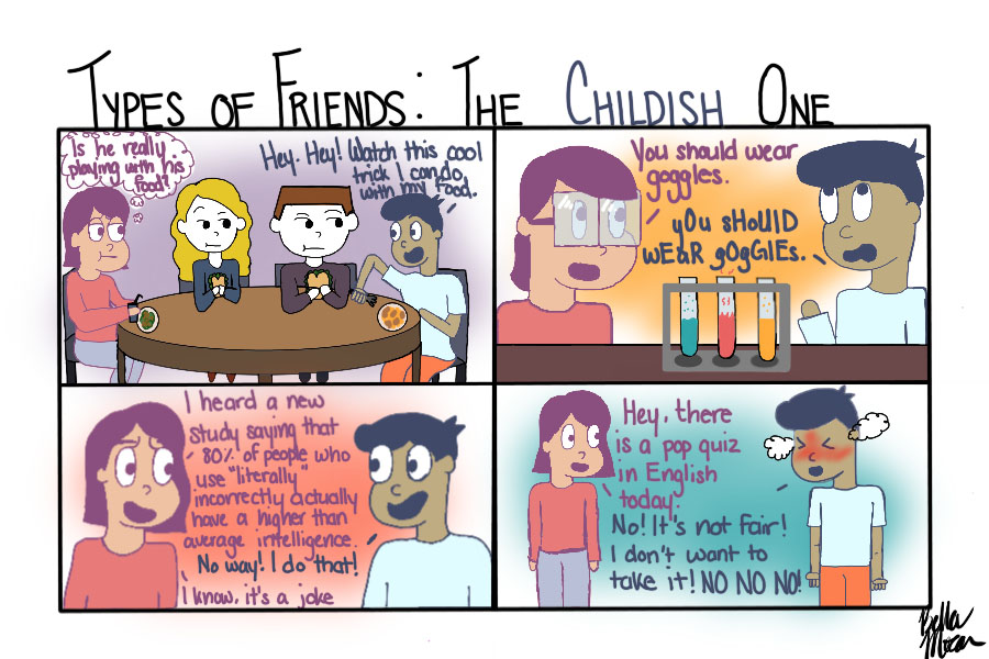 The Sidekick Strips #18: Types of Friends: The Childish One