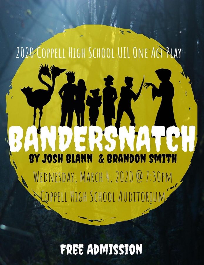 Coppell+High+School+Theatre+students+are+performing+%E2%80%9CBandersnatch%E2%80%9D%2C+a+One-Act+Play%2C+in+preparation+for+their+University+Interscholastic+League+%28UIL%29+performance.+The+free+performance+is+tomorrow+at+7%3A30+p.m.+in+the+CHS+Auditorium.+Photo+courtesy+Coppell+High+School+Theatre.