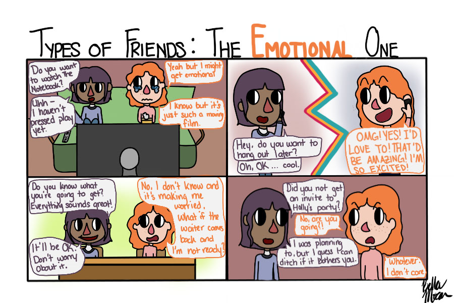The Sidekick Strips #21- Types of Friends: The Emotional One