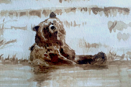 Painted on watercolor paper with instant coffee, this bear is on display on Instagram as a part of the Art in Place Coppell movement. The Coppell Arts Council, Coppell ISD, Coppell Creatives and the Coppell Art Center have created a virtual art exhibit called Art in Place Coppell to show artists response to social distancing guidelines. 