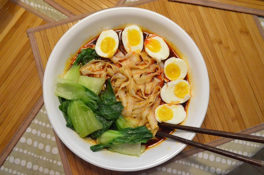 This easy soup noodle dish offers a warm spice on a cozy-night in. The most technical step of the entire meal is simply combining all the ingredients in a bowl, but this simple recipe brings the authentic taste of Chinese cuisine wherever you are.