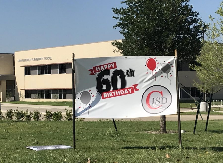  Coppell ISD celebrated its 60th birthday last week with several at-home activities for families to enjoy. The celebration was moved to a virtual Facebook Live birthday bash due to risk of contracting COVID-19.
