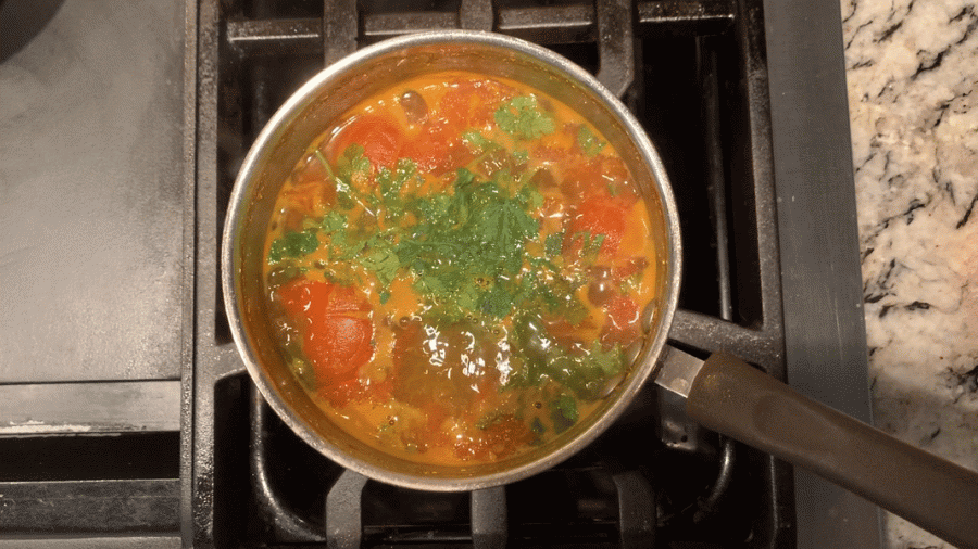 Chaaru is a South Indian soup dish with a tomato and mixed spice base. Best eaten when hot, chaaru is a spicy, mouthwatering dish that is sure to warm you up and provide the taste of authentic Indian cooking. 