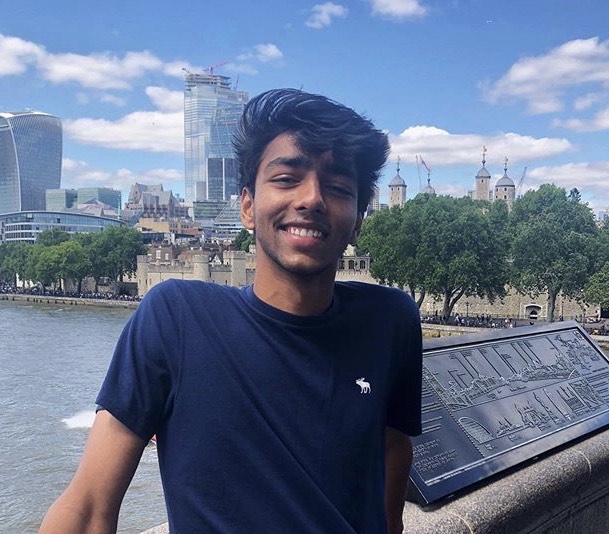 Coppell High School senior Prayaag Gupta visits Tower Bridge in London on July 5. Gupta was named as the valedictorian of the class of 2020 and plans to attend the University of Texas at Austin alongside CHS senior salutatorian Het Desai. 