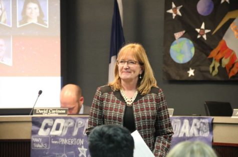 Coppell ISD Board of Trustees Place 7 Tracy Fisher is running for re-election. Fisher has been a school board member for more than 20 years in CISD. 