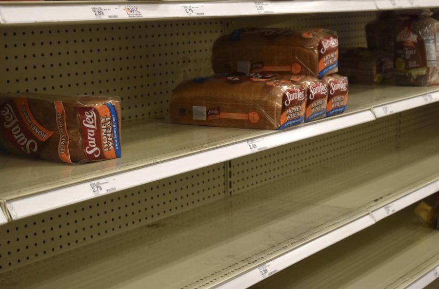 Target in Irving experienced various food shortages during the week of winter weather. Multiple stores were running out of supplies as Texans experienced power outages from winter weather. Photo by Sannidhi Arimanda