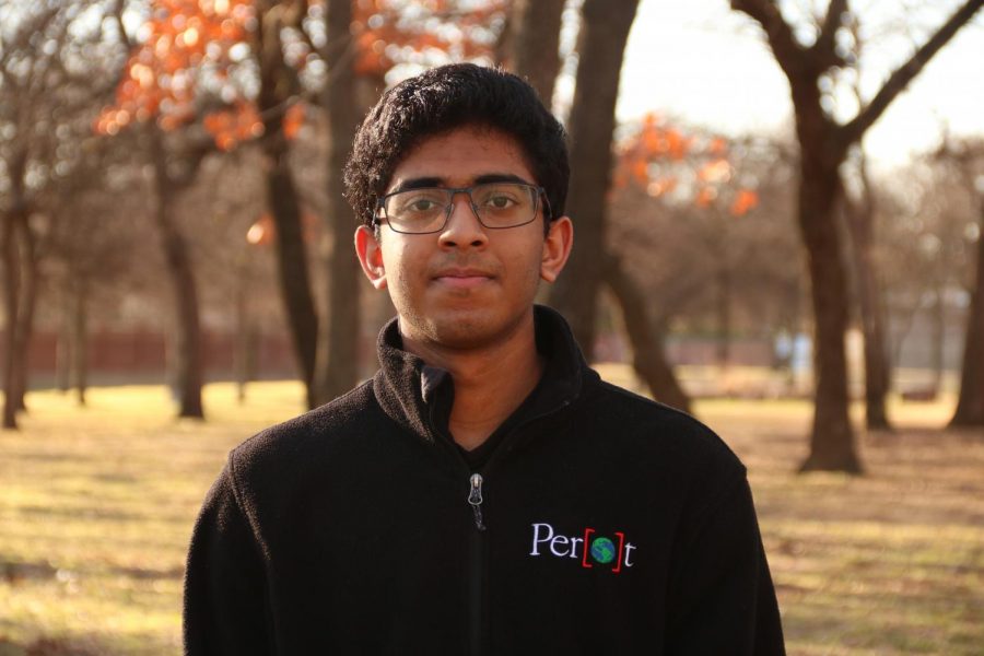 Coppell High School junior Adarsh Pulasseri helps the CHS EcoClub meetings run smoothly with  his position as president. The Eco Club’s goal is to bring together a community focused on helping the environment throughout Coppell.