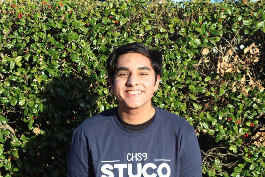 CHS9 Student Council treasurer Prateek Malkoti leads his class for the 2020-2021 school year. Malkoti collaborates with his fellow classmates and teachers to improve CHS9 during his time as treasurer. 
