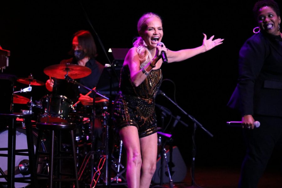Emmy and Tony Award-winning actress and singer Kristin Chenoweth performs her album For the Girls in concert at the Coppell Arts Center on Saturday. The Takeoff Music Festival officially opens the arts center as a performance and entertainment venue for Coppell residents.