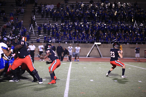 Coppell junior quarterback Jack Fishpaw passes against Hebron at Buddy Echols Field on Oct. 15. The Cowboys travel to Max Goldsmith Stadium and take on state-ranked Lewisville on Friday, with kickoff at 7 p.m.