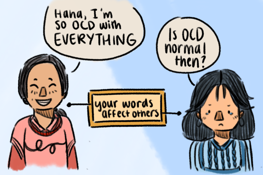 Obsessive-compulsive disorder (OCD) is a serious disorder that’s name tends to be tossed around casually, which harms people who are medically diagnosed with OCD. The Sidekick staff writer Yaamini Jois thinks people need to be more cautious about what they say to avoid hurting those who actually have OCD. 