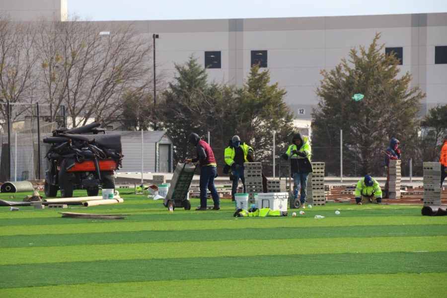 Coppell’s baseball and softball complexes are undergoing renovations to replace the former grass fields with turf to combat inconvenient weather conditions. The renovations are expected to be completed by February 2022.