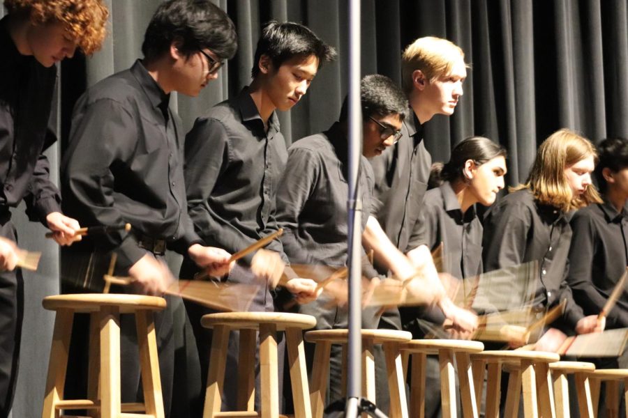 Coppell Percussion will perform its annual fundraising event Purely Rhythmic on Saturday at Coppell High School Auditorium. This year’s event will feature professional steel pannist CJ Menge. Photo by Meghna Kulkarni