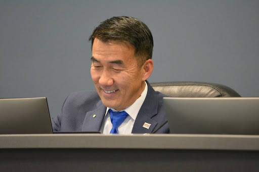 Coppell City Council Place 5 member John Jun was elected to council in December 2020. Jun uses his leadership position to help people voice and address their issues to better the city. 