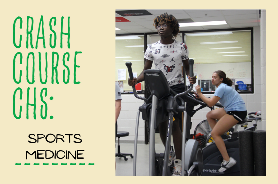Sports medicine is a three-year program at Coppell High School offering students the ability to gain experience in health and its relation to physical activity. Throughout the program, students also apply biomechanics, anatomy and physiology to their work. 