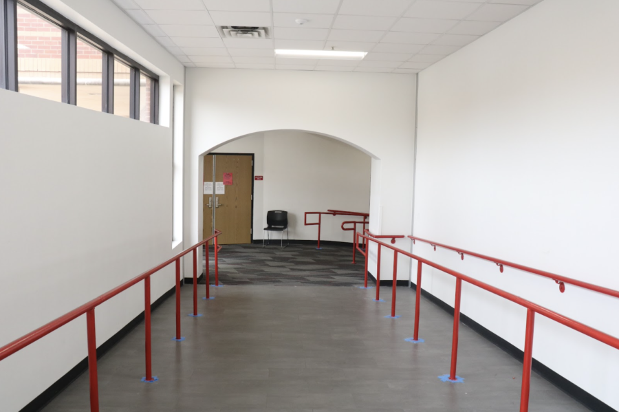 Coppell High School added steps and sidewalks on the southeast section of campus over spring break. CHS has also added new railings near the Lecture Hall and built a sidewalk bridging the campus to public roads, intending to increase the accessibility of the campus. 