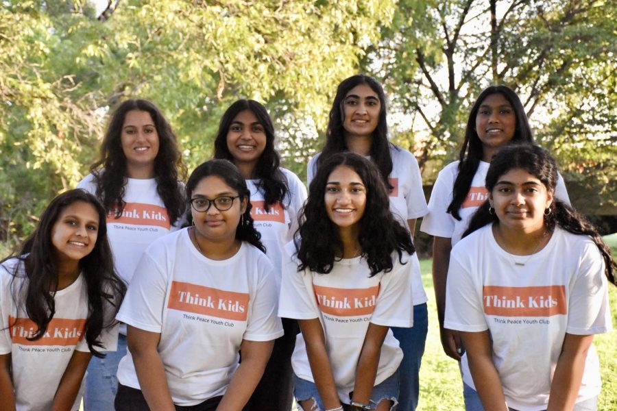 Coppell High School juniors (top row) Mehak Gandotra, Sana Shine, Pranathi Kommaraju, Sahasra Bajjuri, (bottom row) Swati Kulshrestha, Nandini Petluti, Mahek Khandelwal and Akshadha Challa lead Think Kids, the youth chapter of international nonprofit organization: Think Peace. Currently, Think Kids is focused on a Cycle to School project with a goal of providing bicycles for children in India who live too far from school to walk, limiting their access to education.