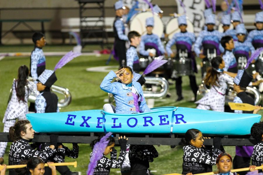 The+Coppell+Band+battery+performs+%E2%80%9CArchetype%E2%80%9D++during+finals+at+the+UIL+Class+6A+Area+Marching+Band+Contest+at+Pennington+Field+in+Bedford+on+Saturday.+Coppell+was+named+the+champion+for+Area+B.