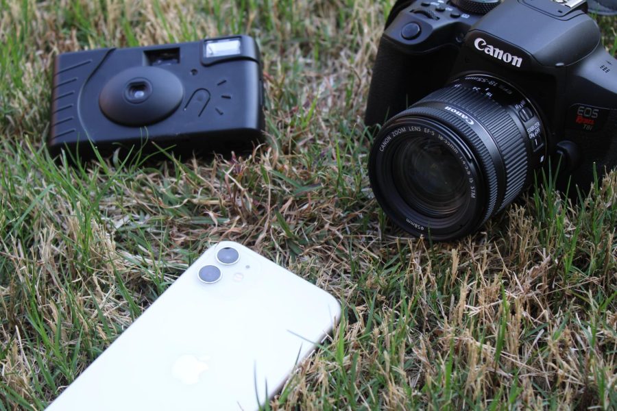 Technology has made simple actions, such as listening to music and taking photos, easier over time. The Sidekick staff writer Sreehitha Moravaneni explores how teenagers use film cameras nowadays despite having the convenience of taking photos on their phone. 