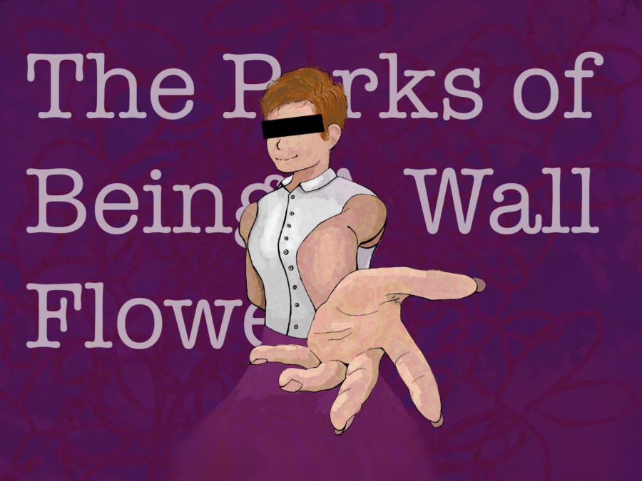 In the movie “The Perks of Being a WallFlower”,  we see protagonist Charlie spend his life glued to the wall, until he meets two students who help guide him through high school. The Sidekick staff writer Ainsley Dwyer discusses that even as the movie came out 10 years ago, the discussions of mental health it holds are just as relevant as ever. Graphic by Trey Boudreaux.