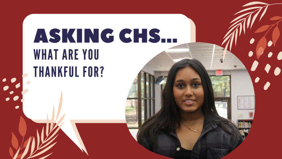 Asking CHS…What are you thankful for? (video)