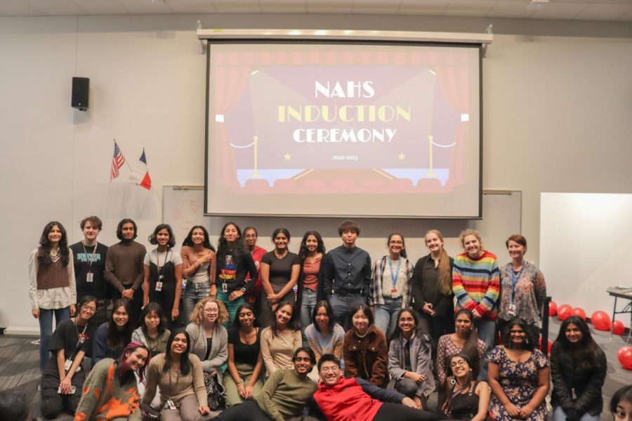 New members of the Coppell High School National Art Honor Society were inducted in the CHS Lecture Hall on Wednesday. The ceremony to highlighted student efforts and talents, which included food and an activity.