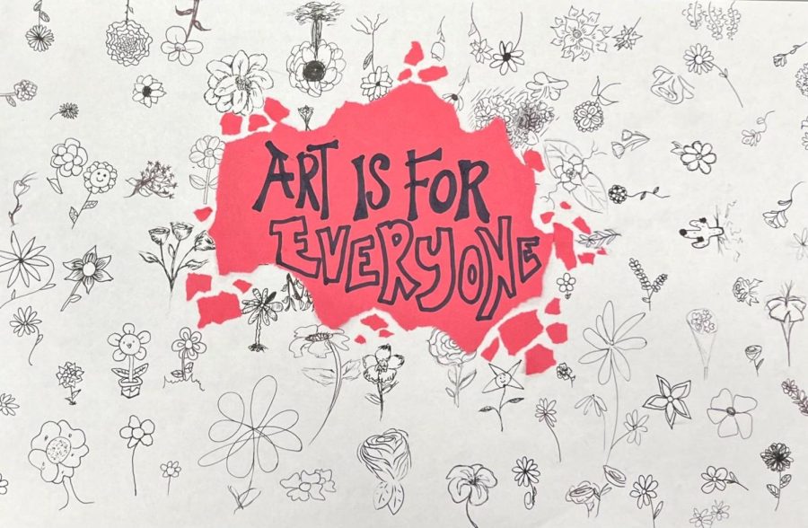 Art has many uses and reasons to create. The Sidekick staff cartoonist Maya Palavali thinks art should be for anyone interested in creating, opposed to individuals classified as talented.
