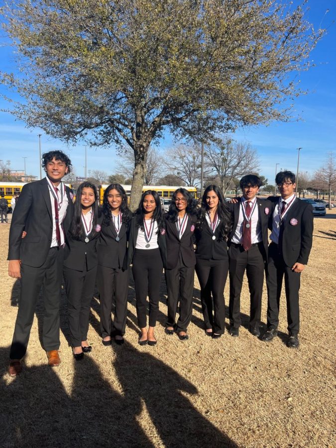 Coppell High School Health Occupations Students of America (HOSA) chapter broke the school record by sending 45 winners to state competition. State competition will be in Round Rock from March 28 - 30.