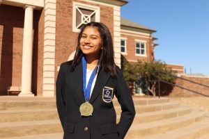 Coppell High School junior Anveshi Goyal was elected District 11 DECA President on Jan. 25 at the Irving Convention Center. Goyal competed at the District Career Development Conference in the Travel and Tourism Team Decision-Making event, progressing to the state level.