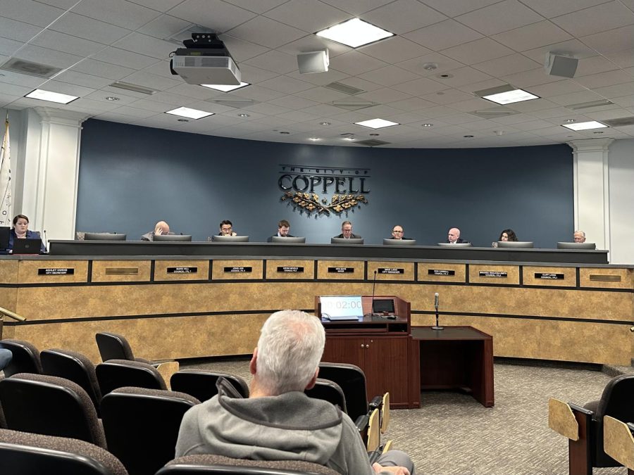 Coppell+City+Council+members+unanimously+approved+five+consent+agenda+items+relating+to+construction+and+local+zoning+changes.+DART+is+set+to+begin+construction+on+the+beams+across+South+Belt+Line+Road+on+Feb.+27.+