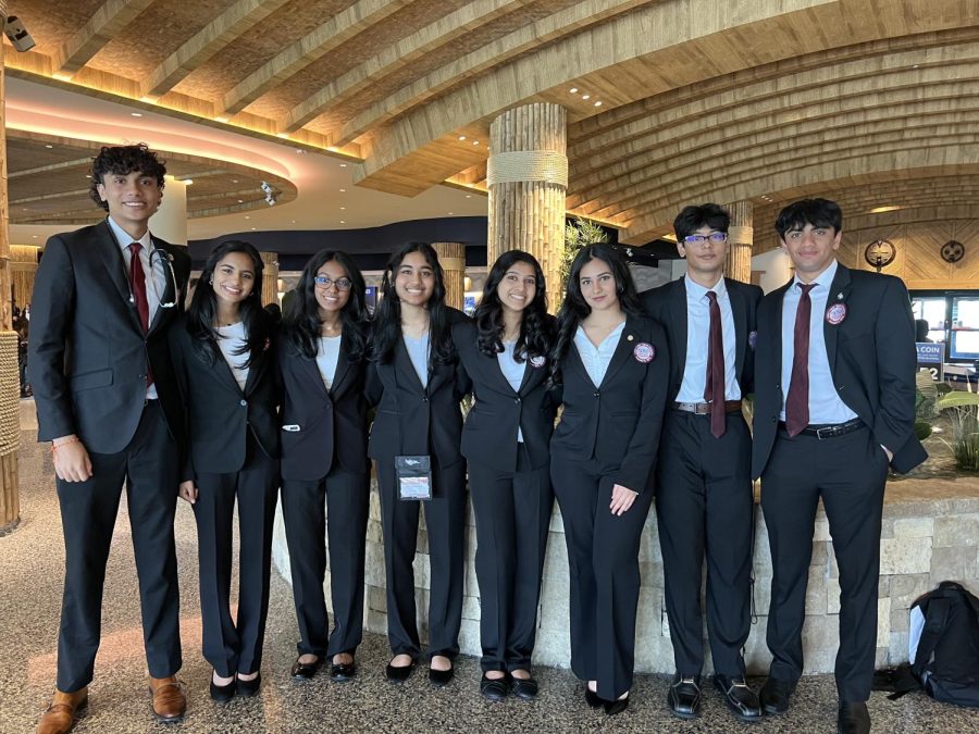 Coppell High School’s Parliamentary Procedure team attended Health Occupational Students of America’s  (HOSA) State Leadership Conference on March 28-30 at Round Rock. The group placed seventh. Kshetra Polavarapu
