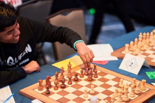 Coppell High School junior Sharvesh Deviprasath ties for first place in the 2023 National High School Chess Championship. The Coppell Chess club competed in Washington D.C. from March 31-April 2. Photo courtesy Caroline King