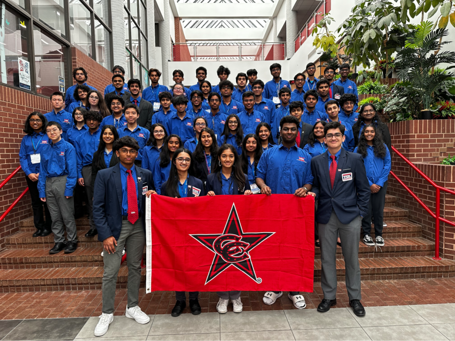The Coppell Technology Student Association (TSA) competed in the 2023 Texas TSA State Conference in Fort Worth on Thursday, Friday and Saturday. Coppell sent a record 65 competitors to state and brought back 25 national qualifiers. Photo courtesy Michael Yakubovsky
