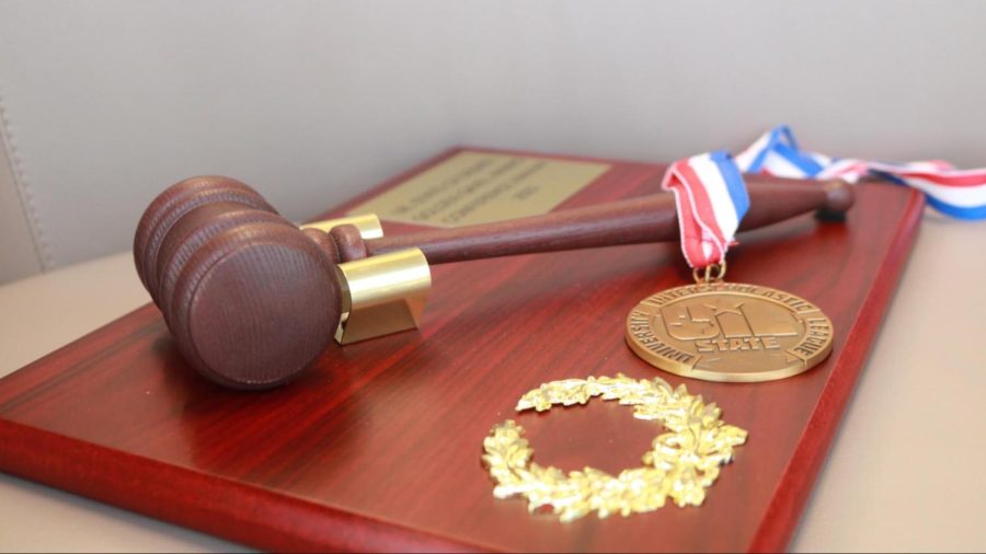 Coppell High School senior Keerthi Chalamalasetty has improved her debating skills over the course of four years. Chalamalasetty was awarded the Golden Gavel, also known as “perfect speaker award” on March 17.