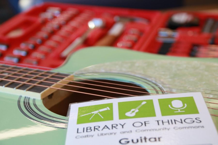 The Library of Things is a unique service offered to patrons of the Cozby Library and Community Commons. Cardholders over 18 can rent out an assortment of interesting items, from tote bags and umbrellas to a metal detector.