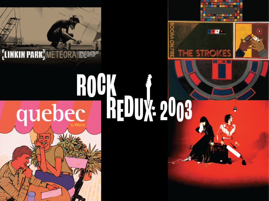 With streaming services there’s more music available than ever before. The Sidekick page design editor Josh Campbell goes back to 20 years ago to find four of 2003’s best rock albums.