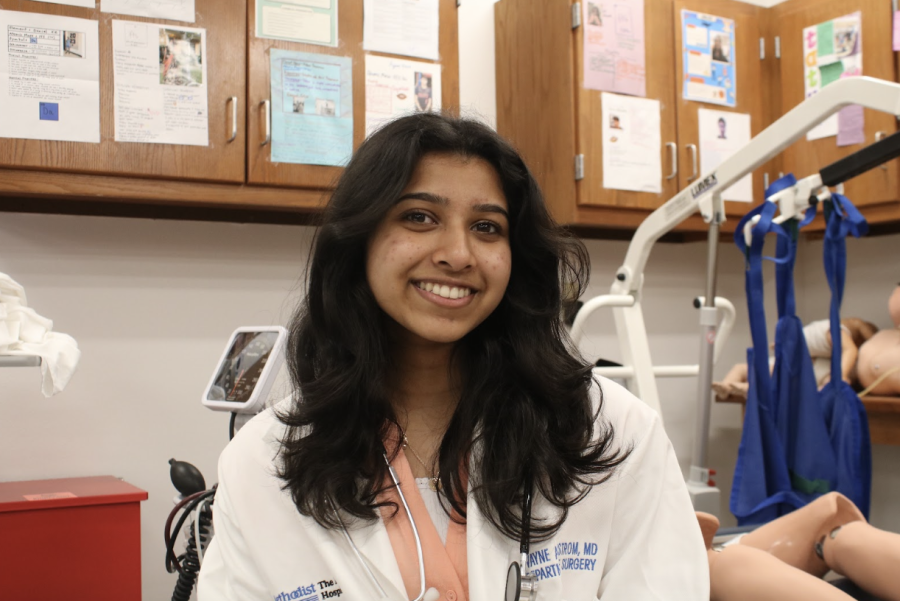 Coppell High School junior Meenakshi Subha Vipin was elected as the Parliamentarian for the Health Occupations Students of America Club.  The HOSA election was April 24 for its officers for the 2023-24 school year.