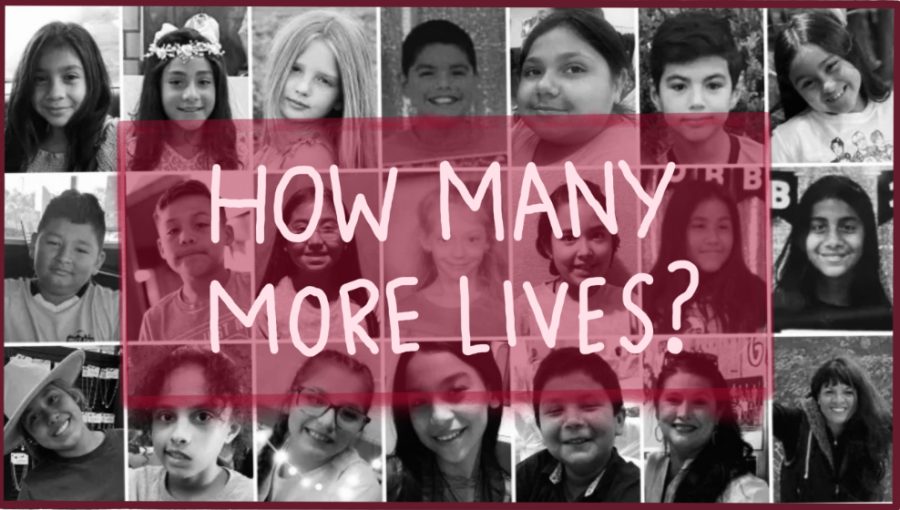 Even among the abundance of school shootings in the United States, many believe the government has not taken enough action to protect students. The Sidekick staff writer Nyah Rama expresses her opinion on recent events and outlines steps people can take to stop gun violence. Photo from CBC depicting the Robb Elementary school shooting victims. (Anvita Anumala)