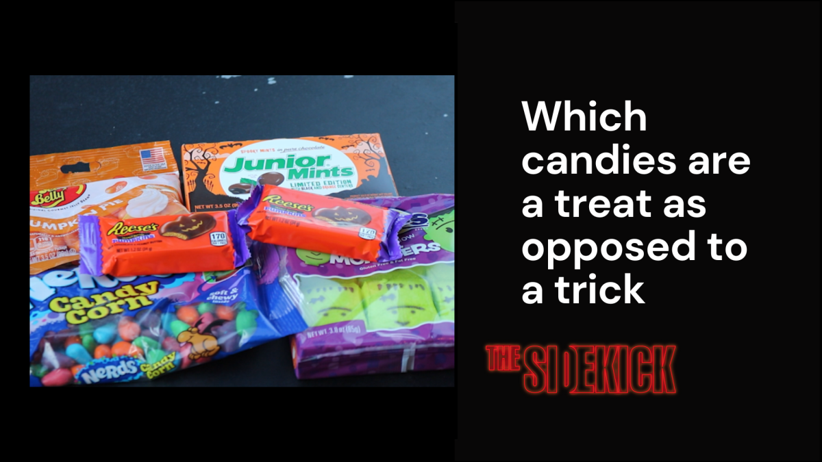Which candies are a treat as opposed to a trick