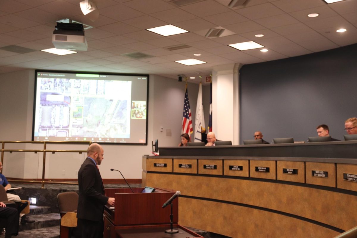 On Tuesday, the Coppell City Council discussed a proposal to develop a senior housing complex for citizens 55 and over living in Coppell. Photograph by Elizabeth De Santiago.